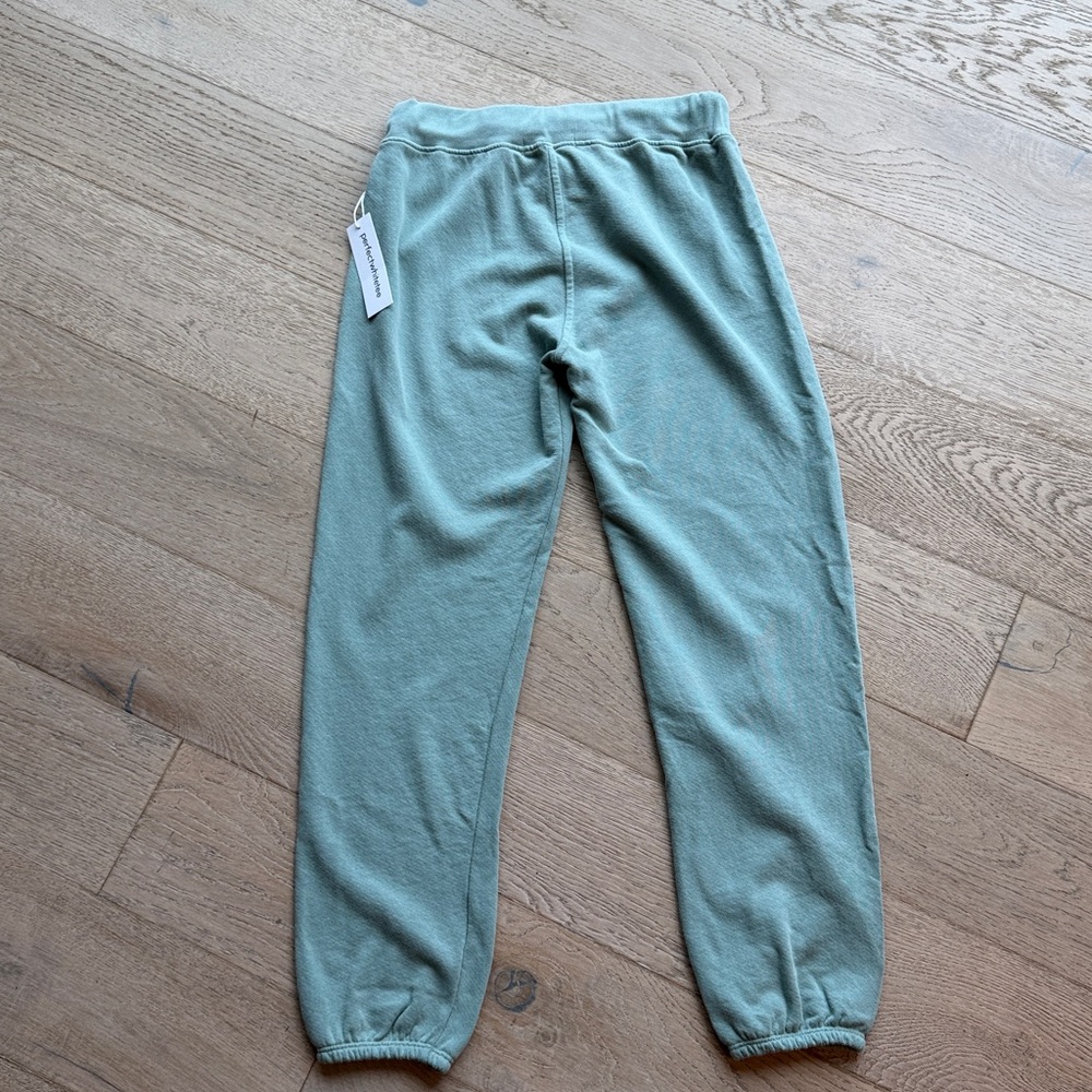 NWT PerfectWhiteTee 'Freddie' Joggers in color 'Palm Leaf' (XS) RARE Retail $95 - Picture 7 of 7